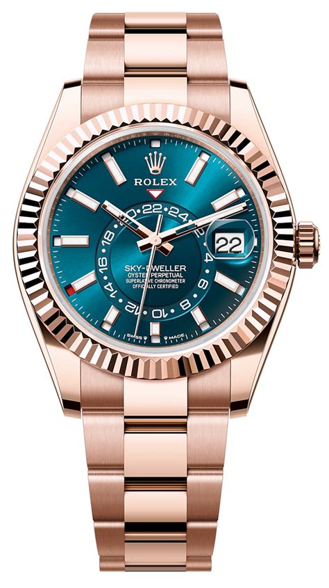 rolex herenhorloge sky-dweller nieuw 18kt rose goud|Rolex Sky.